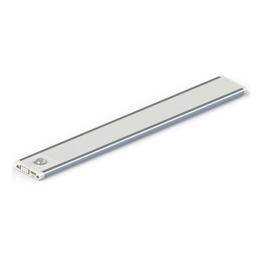 LED Podlinkové svietidlo CABINET-4 s PIR senzorom LED/1,5W/230V 1100mAh 4000K