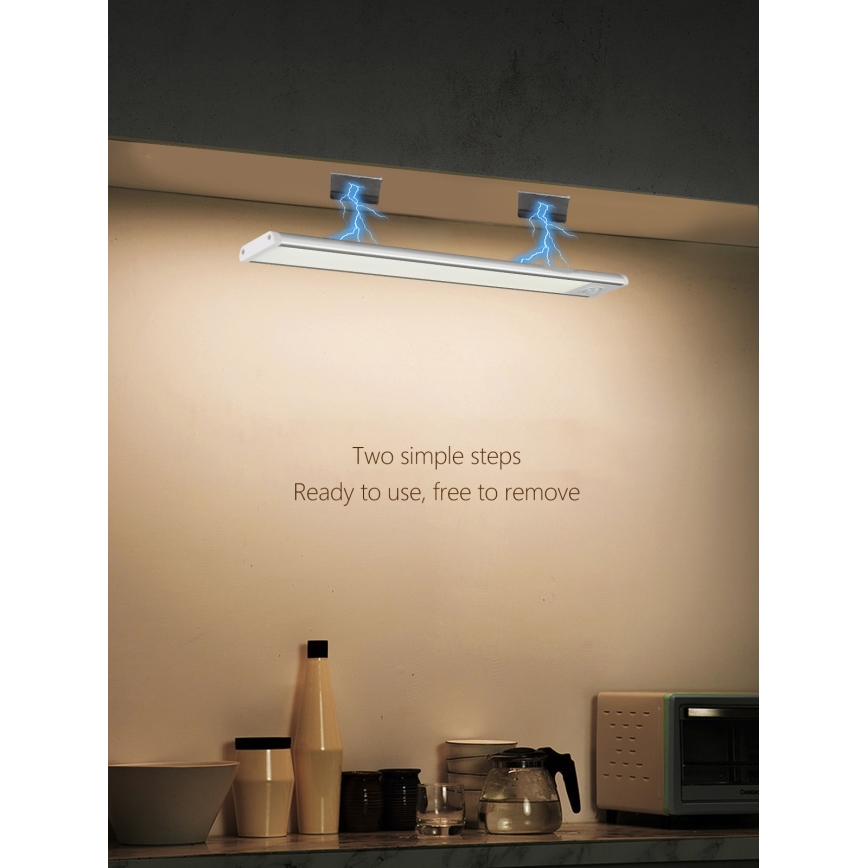 LED Podlinkové svietidlo CABINET-4 s PIR senzorom LED/1,5W/230V 1100mAh 4000K
