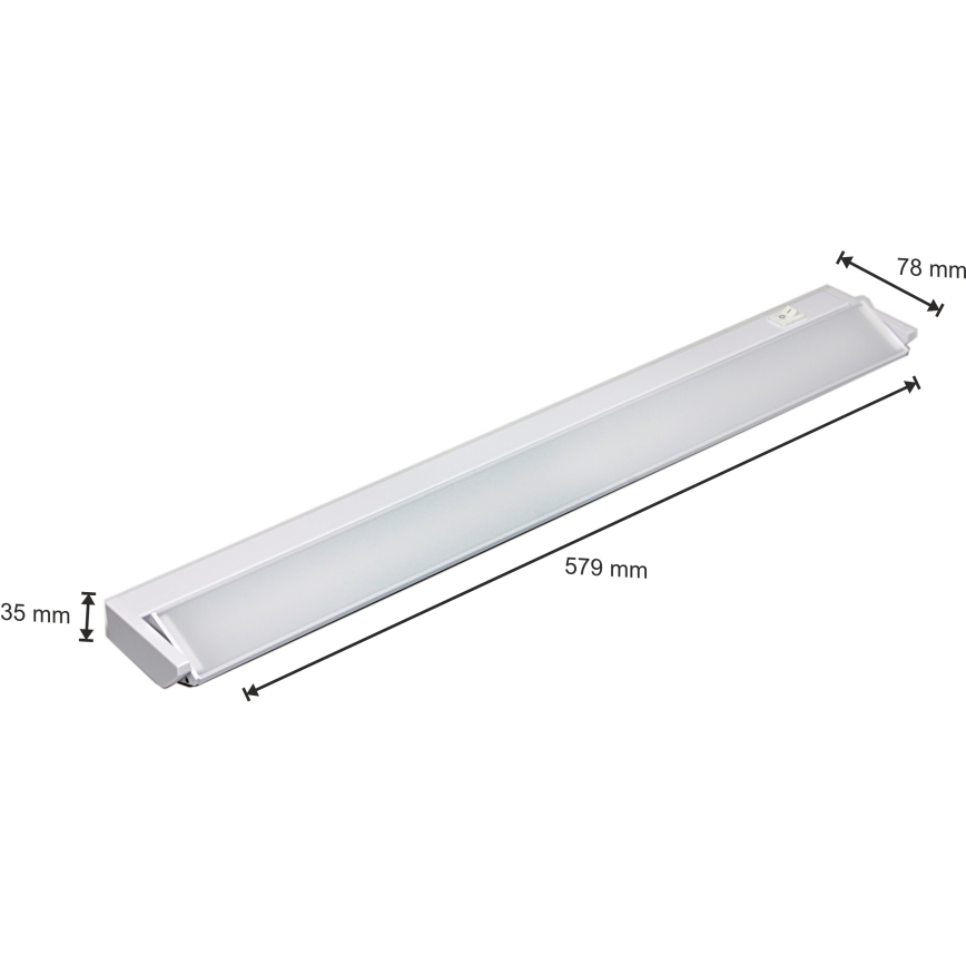 LED Podlinkové svietidlo LED/10W/230V biela