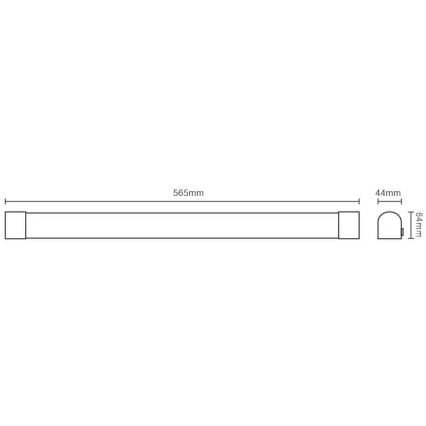 LED Podlinkové svietidlo LED/15W/230V IP44