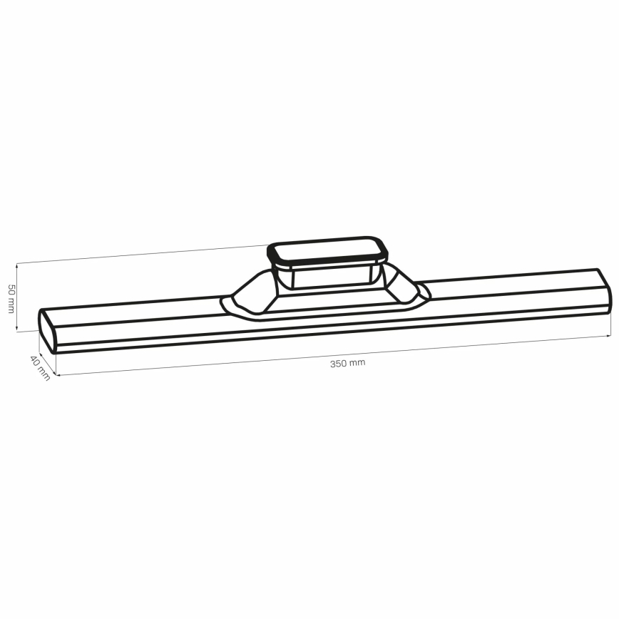 LED Podlinkové dotykové magnetické svietidlo LED/2,5W/5V USB 2700/4000/6500K 1200 mAh 35 cm biela