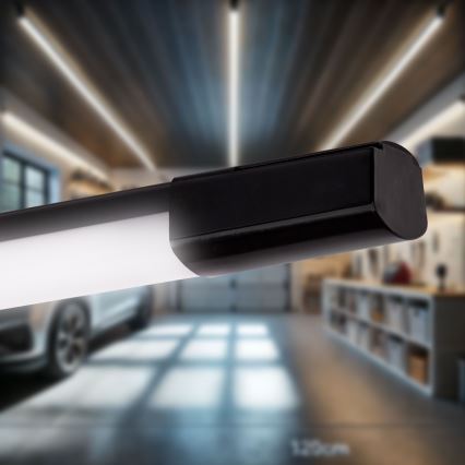 LED Podlinkové svietidlo LED/36W/230V 4000K 120 cm čierna