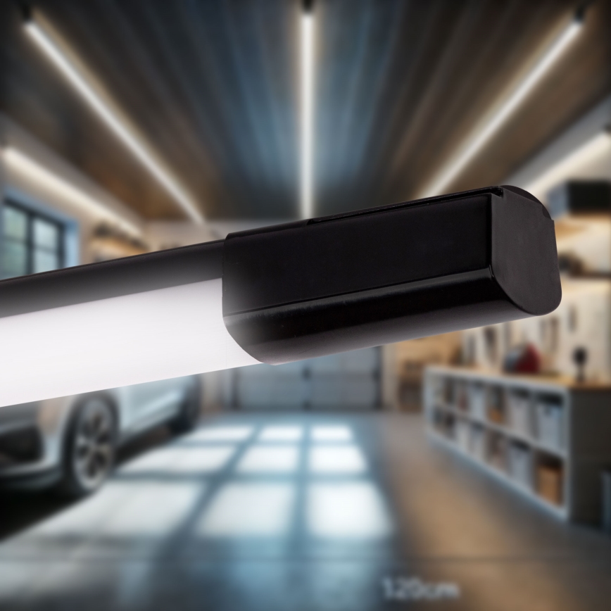 LED Podlinkové svietidlo LED/36W/230V 4000K 120 cm čierna