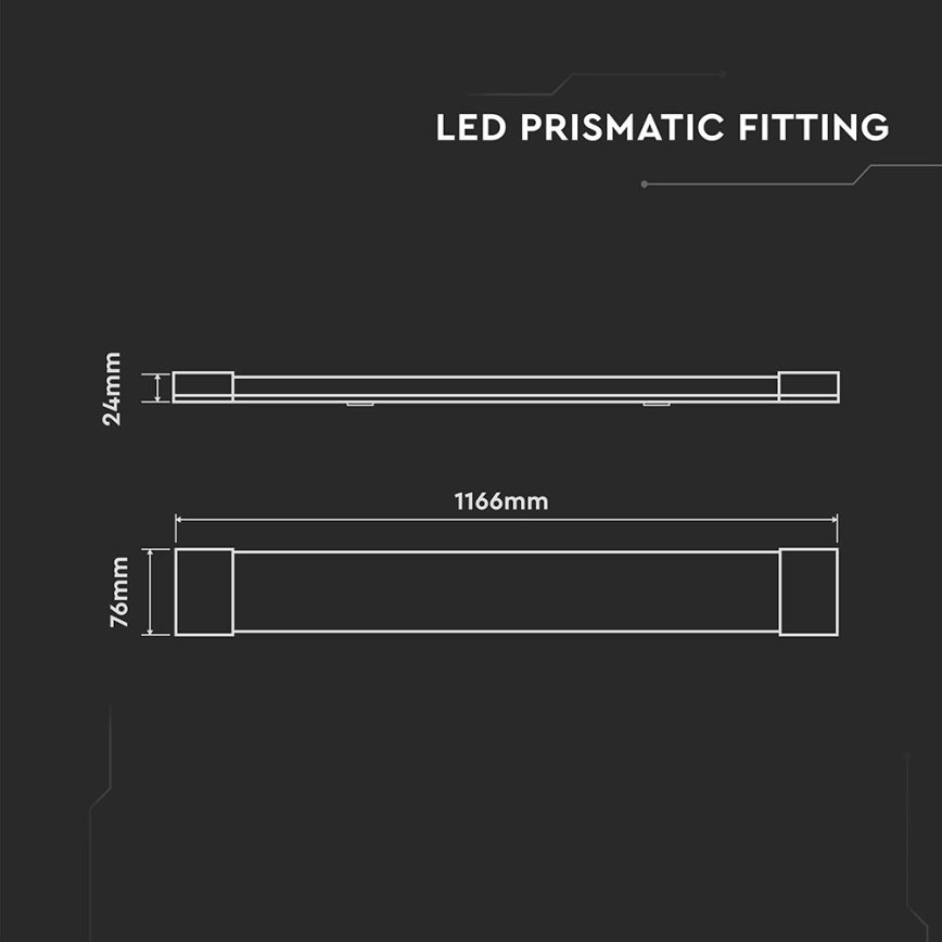 LED Podlinkové svietidlo LED/40W/230V 4000K 116 cm