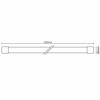 LED Podlinkové svietidlo LED/40W/230V 4000K IP40