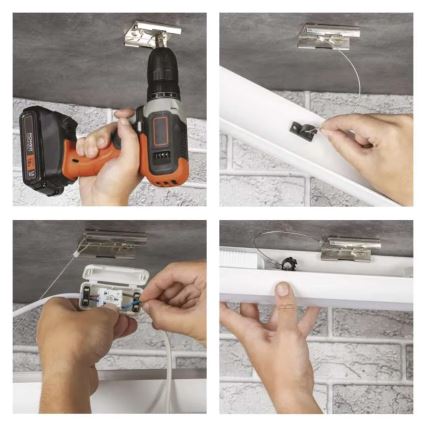 LED podlinkové svietidlo LED/60W/230V 4000K 150 cm