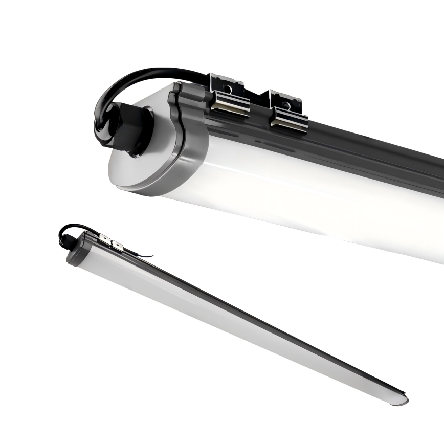 LED Podlinkové svietidlo LED/60W/230V 6000K 120 cm IP65 čierna