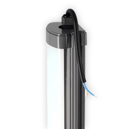 LED Podlinkové svietidlo LED/60W/230V 6000K 120 cm IP65 čierna
