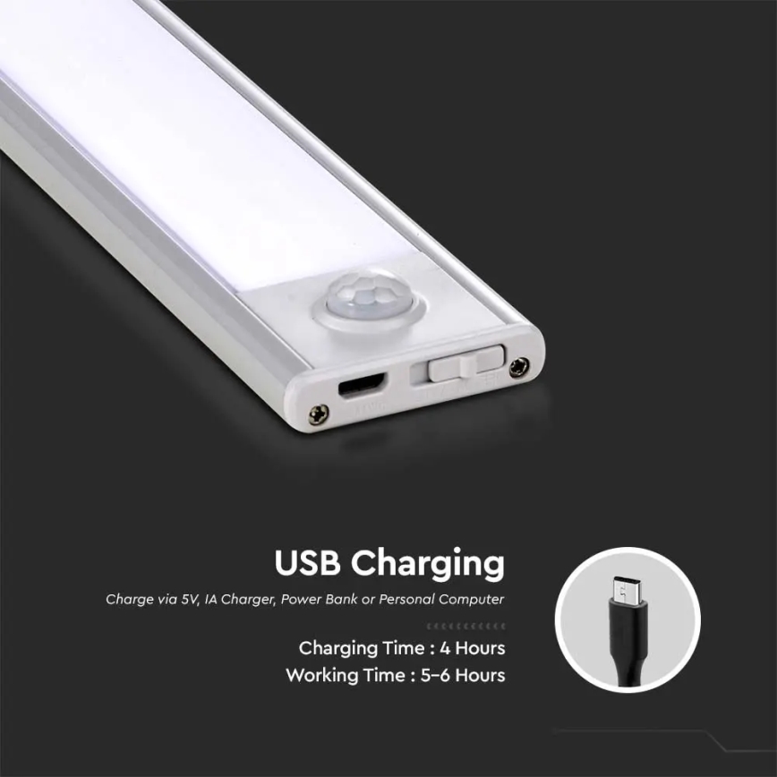 LED Podlinkové svietidlo so senzorom LED/1,5W/5V 3000K 1500 mAh
