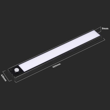 LED Podlinkové svietidlo so senzorom LED/2W/5V 2200 mAh 3000K