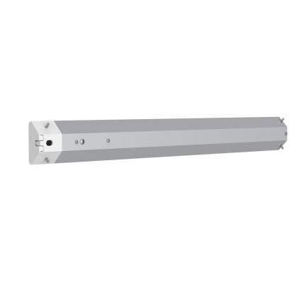 LED Podlinkové svietidlo so zásuvkami a USB porty LED/18W/230V 4000K strieborná