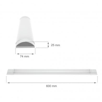 LED Podlinkové svietidlo VIGA LED/14W/230V 3000K biela