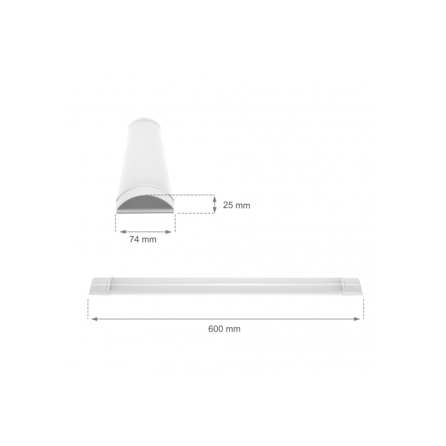 LED Podlinkové svietidlo VIGA LED/14W/230V 6000K biela
