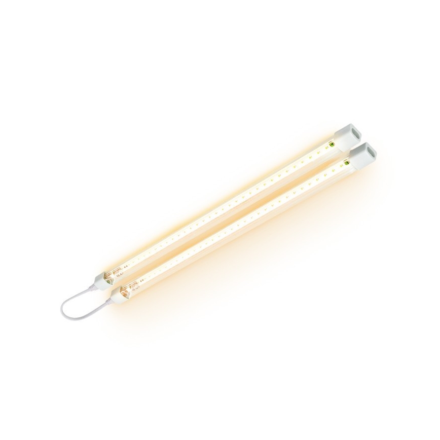 LED Podlinkové svietidlo na pestovanie rastlín GROWLY 2xLED/8,5W/230V biela