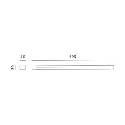 LED Podlinkové osvetlenie na pestovanie rastlín GROWLY LED/9W/230V biela