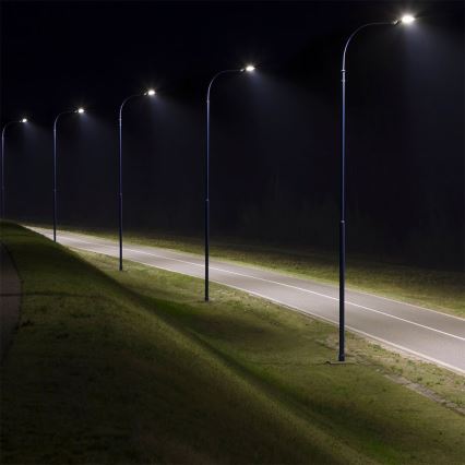 LED Pouličná lampa SAMSUNG CHIP LED/30W/230V 6500K IP65 šedá