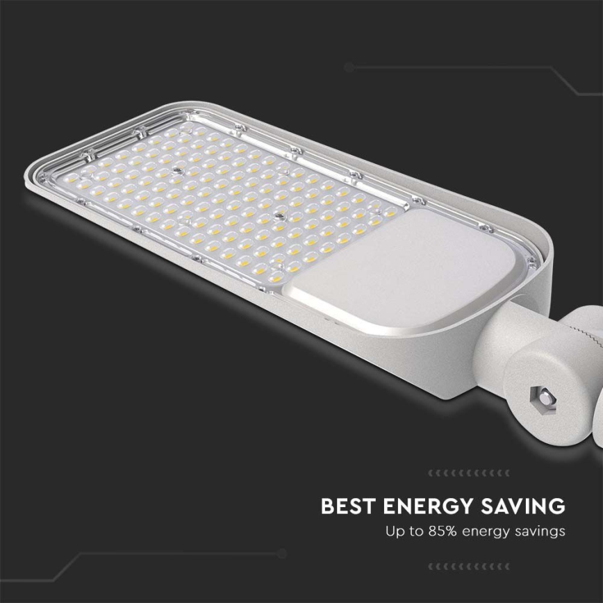 LED Pouličná lampa SAMSUNG CHIP LED/30W/230V 6500K IP65 šedá