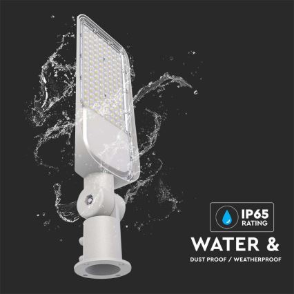 LED Pouličná lampa SAMSUNG CHIP LED/30W/230V 6500K IP65 šedá