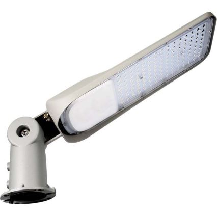 LED Pouličná lampa so senzorom súmraku SAMSUNG CHIP LED/100W/230V 6500K IP65 šedá
