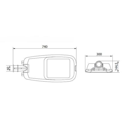 LED Pouličné osvetlenie  ACRON PLUS 200 LED/100W/230V IP66