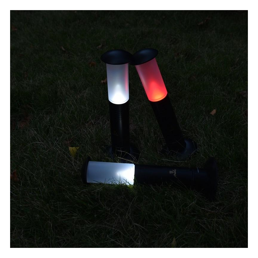 LED Prenosná lampa 2xLED/1xD IPX4
