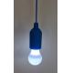 LED Prenosná lampa LED/1W/3xAAA modrá