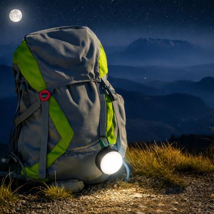LED Prenosná nabíjateľná lampa LUMINA POCKET LED/5V 500 mAh čierna