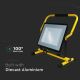 LED Prenosný reflektor SAMSUNG CHIP LED/100W/230V IP65 4000K čierna/žltá