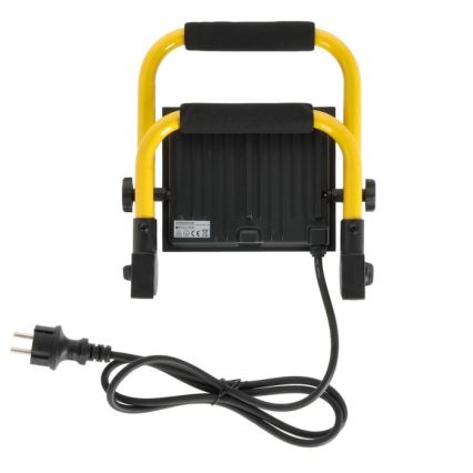LED Prenosný reflektor TIGRA LED/50W/4000K IP54 čierna/žltá