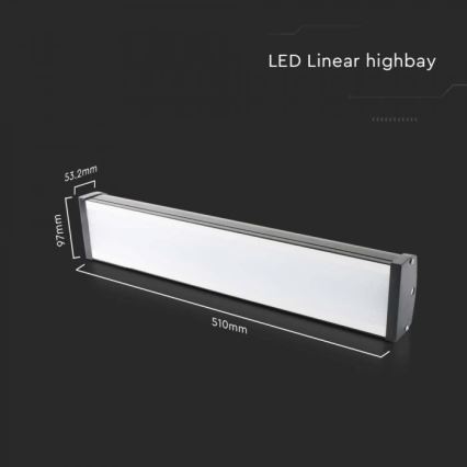 LED Priemyselné svietidlo High Bay LED/100W/230V 4000K IP65