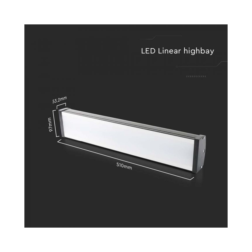 LED Priemyselné svietidlo High Bay LED/100W/230V 4000K IP65