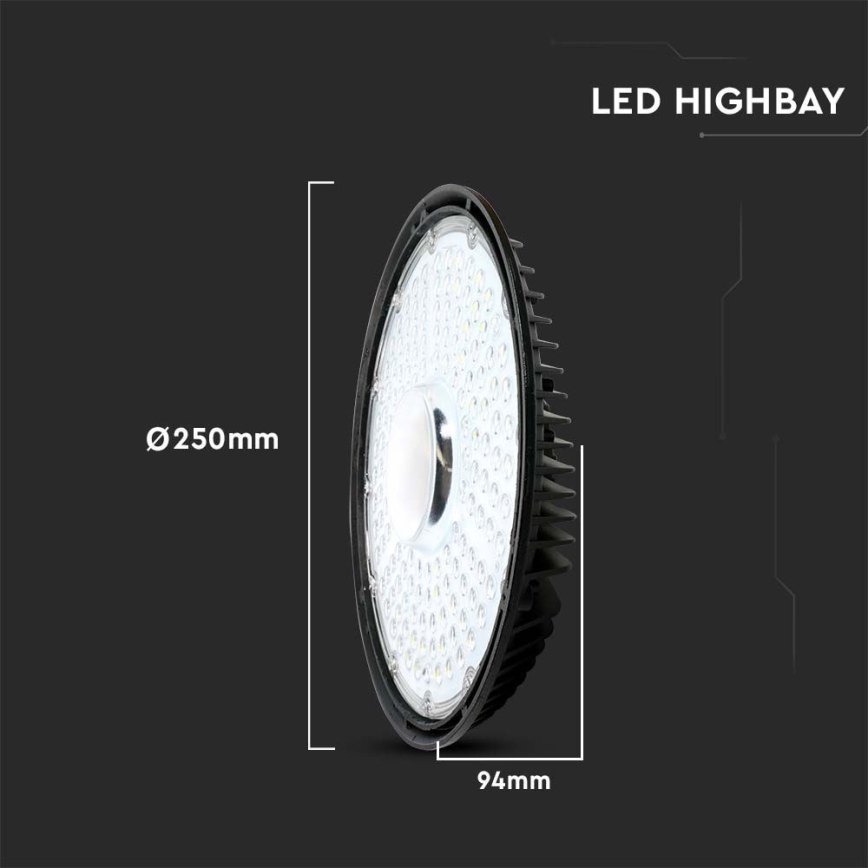 LED priemyselné svietidlo High Bay LED/100W/230V 4000K IP65