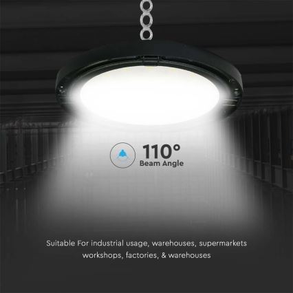 LED Priemyselné svietidlo High Bay LED/100W/230V IP65 6500K