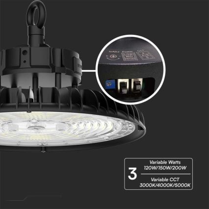 LED Priemyselné svietidlo High Bay LED/200W/230V 3000K/4000K/6000K IP65