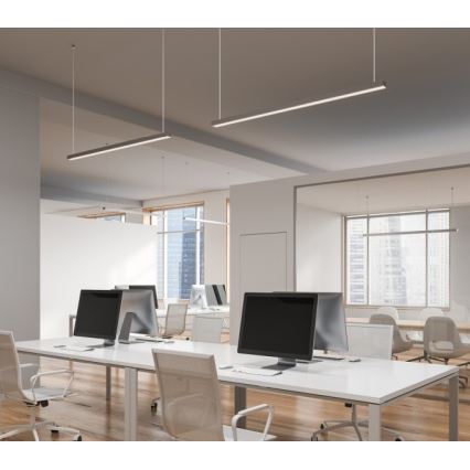 LED stropné prisadené závesné svietidlo KOLINE LED/40W/230V 3000/4000/6500K 120 cm biele