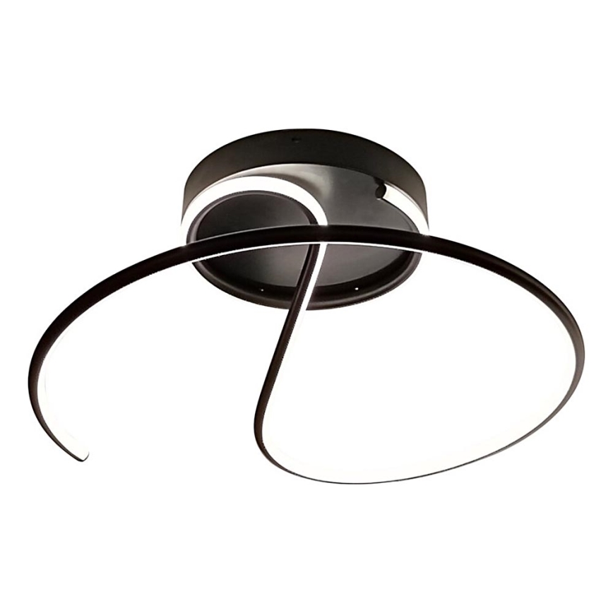 LED Prisadený luster DELTA LED/30W/230V čierna