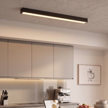 LED Prisadený/luster na lanku LED/44W/230V 3000K 120 cm čierna