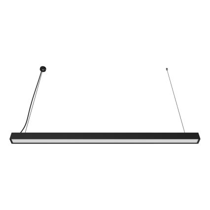 LED Prisadený/luster na lanku LED/44W/230V 3000K 120 cm čierna