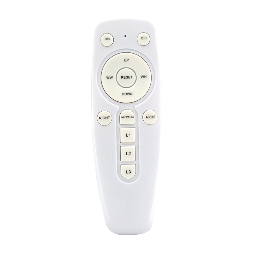 LED Stmievateľný prisadený luster SIENA LED/72W/230V biela + diaľkové ovládanie