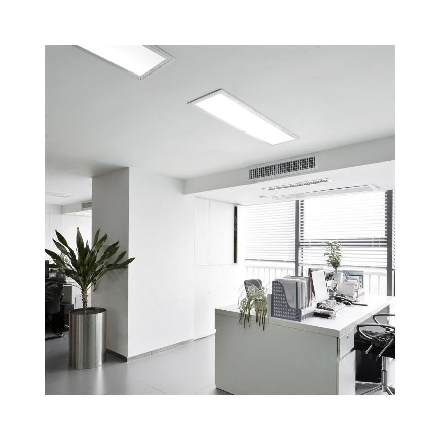 LED Prisadený panel BRISBANE LED/36W/230V 4000K 29,5x119 cm biela