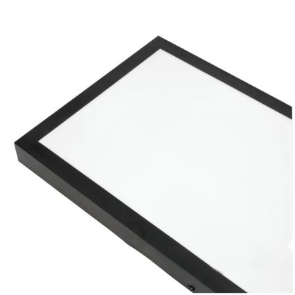 LED Prisadený panel BRISBANE LED/36W/230V 4000K 29,5x119 cm čierna
