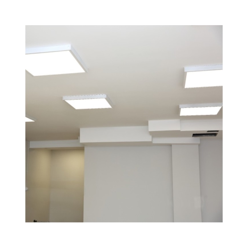 LED Prisadený panel BRISBANE LED/36W/230V 4000K 59,5x59,5 cm biela