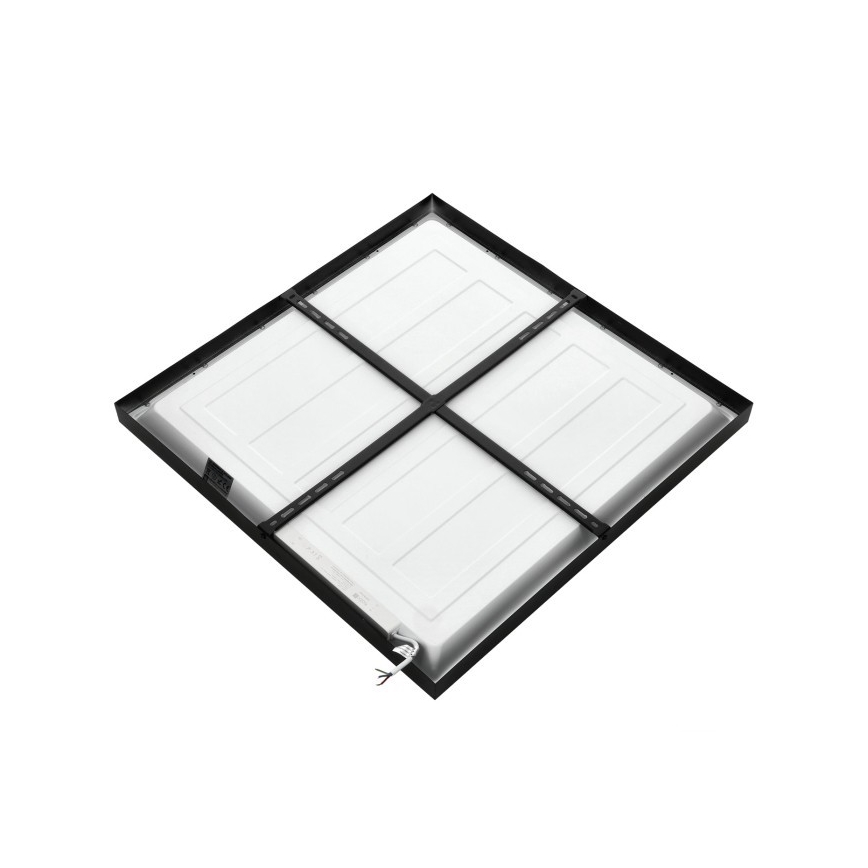 LED Prisadený panel BRISBANE LED/36W/230V 4000K 59,5x59,5 cm čierna