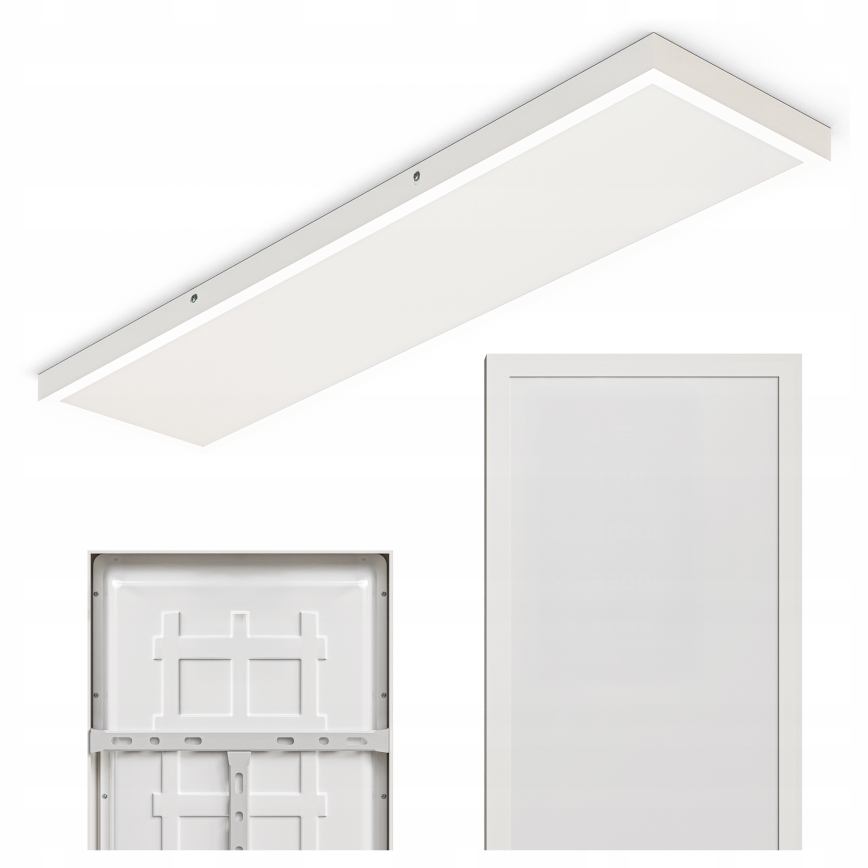LED Prisadený panel LED/60W/230V 30x120 cm biely