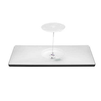 LED Prisadený panel NIVERA LED/32W/230V IP54 3000/4000/6000K 29,5x59,5 cm čierna