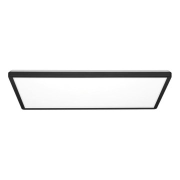 LED Prisadený panel NIVERA LED/32W/230V IP54 3000/4000/6000K 29,5x59,5 cm čierna