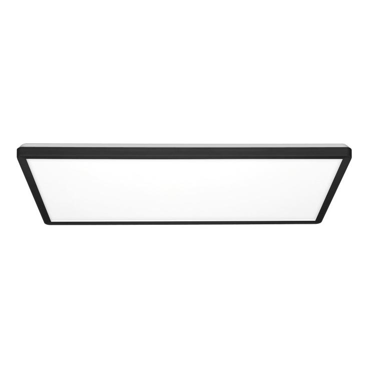 LED Prisadený panel NIVERA LED/32W/230V IP54 3000/4000/6000K 29,5x59,5 cm čierna