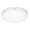 LED prisadený/podhľadový panel 2 v 1 24 W/230 V 3000/4000/6000 K pr. 30 cm IP54 biela