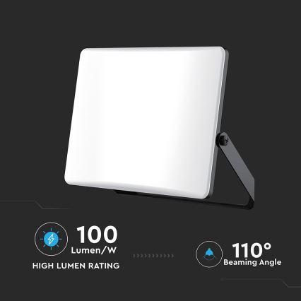 LED Reflektor LED/30W/230V 3000/4000/6500K IP65 čierna