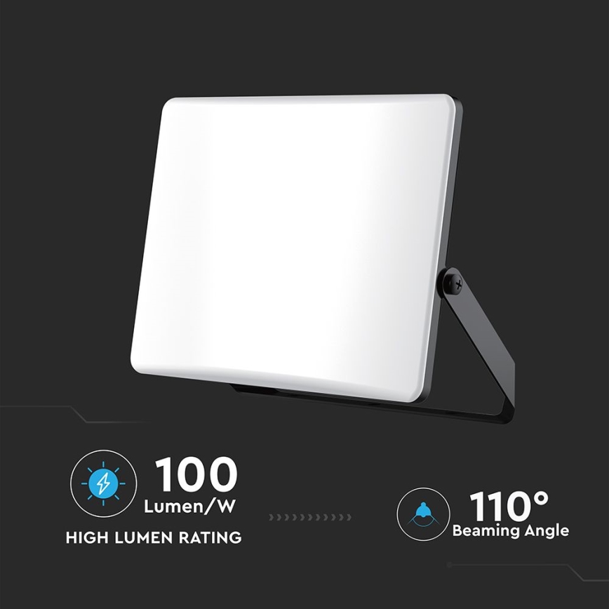 LED Reflektor LED/30W/230V 3000/4000/6500K IP65 čierna